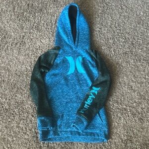 Hurley Teal and Black Fleece Hoodie
